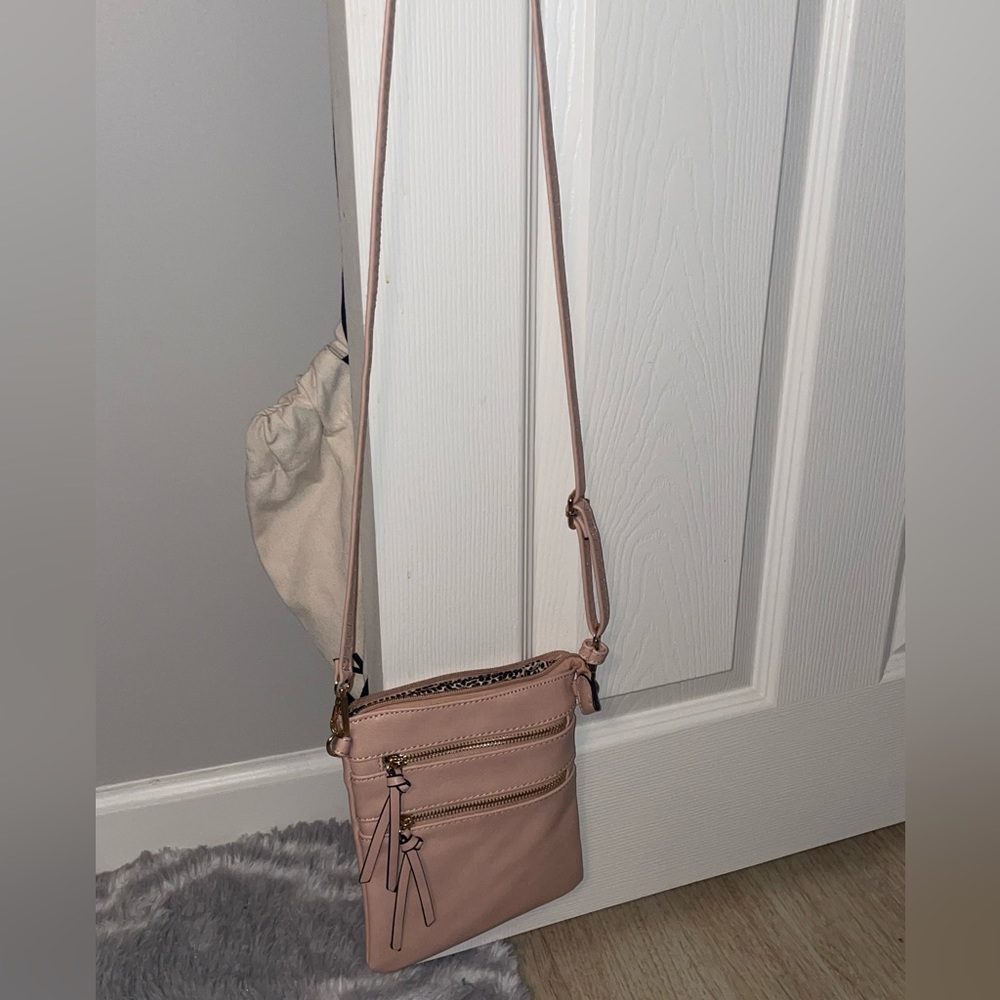 Mauve gently worn crossbody
